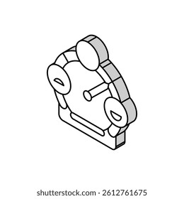 satisfaction quality isometric icon vector. satisfaction quality sign. isolated symbol illustration