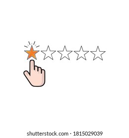 Satisfaction Rating. Customer  Feedback icon design for Digital Marketing business concept