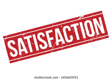 Satisfaction Rubber Stamp. Satisfaction Rubber Grunge Stamp Seal Vector Illustration - Vector