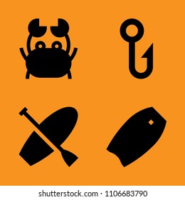 satisfaction, sharp, grab and metallic icons set. Vector illustration for web and design