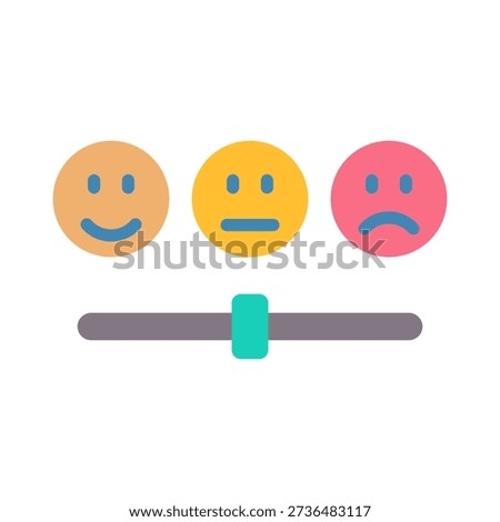 Satisfaction Survey Icon - Flat Color Icons For Human Resources Management