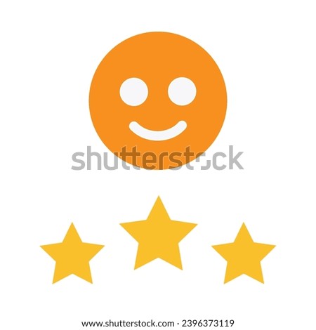Satisfaction Vector Flat Icon For Personal And Commercial Use.
