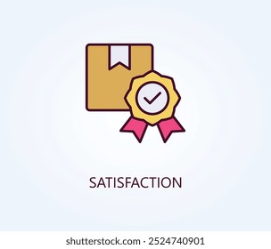 Satisfaction Vector, Icon Or Logo Sign Symbol Illustration