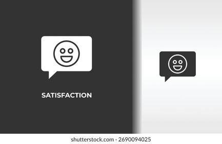 Satisfaction Vector, Icon Or Logo Sign Isolated Symbol Illustration