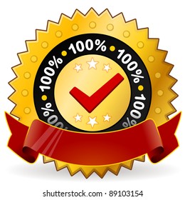 Satisfaction Warranty Label