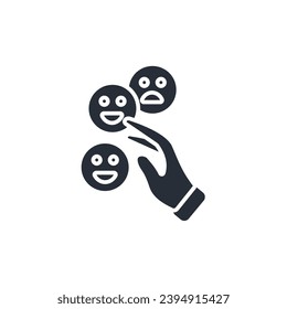 satisfied icon. vector.Editable stroke.linear style sign for use web design,logo.Symbol illustration.