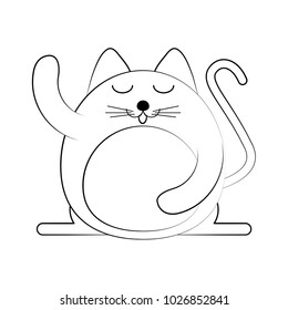 satisfied pet cat