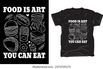 Satisfy your style cravings with our food-themed T-shirt. Featuring mouthwatering designs and culinary passion, it's the ideal choice for food enthusiasts. Wear your love for food proudly