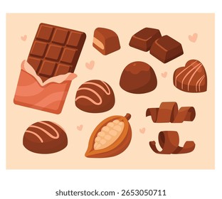 Satisfy your sweet tooth with our chocolate day collection! Enjoy celebration ideas, unique elements, and creative illustrations for every occasion.
