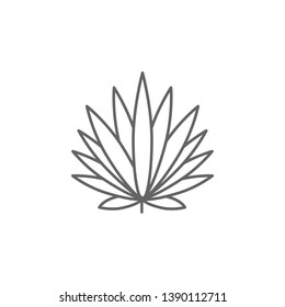 Sativa, marijuana icon. Element of marijuana icon. Thin line icon for website design and development, app development. Premium icon