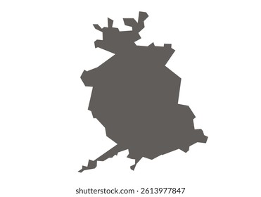 Satna District Map Highlighted on Madhya Pradesh State Map