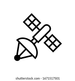 Sattelite icon vector design template