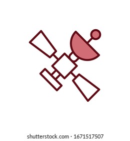 Sattelite icon vector design template