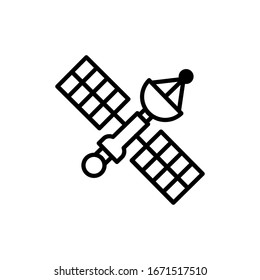 Sattelite icon vector design template