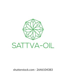 Sattva Oil Logo embodies purity and balance with a minimalist design, soft earthy tones, and a droplet or leaf symbol—ideal for wellness, essential oil, or Ayurvedic product branding.

