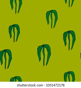 a saturated background with green leaves, a summer version of a tissue or poster associated with nature