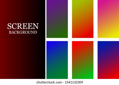 Saturated colorful abstract background with mesh gradient