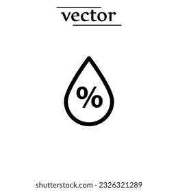 Saturated fat icon, isolated Saturated fat sign. flat illustration on white background.eps