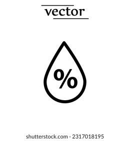 Saturated fat icon, vector illustration on white background..eps
