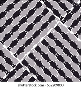 A saturated pattern mesh, strip, diagonal, weaving, seamless vector background.