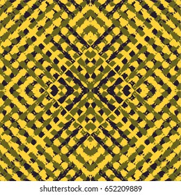 A saturated pattern mesh, strip, diagonal, weaving, seamless vector background.