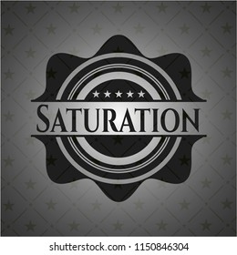 Saturation black emblem