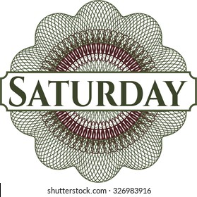 Saturday abstract rosette