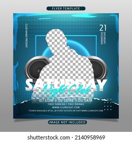 Saturday Night Club Flyer Template