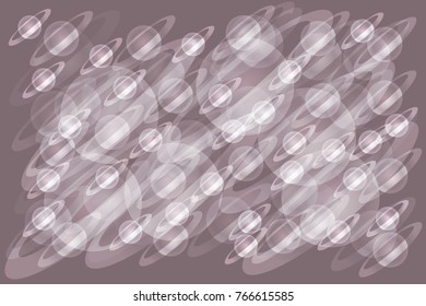 Saturn bokeh background.