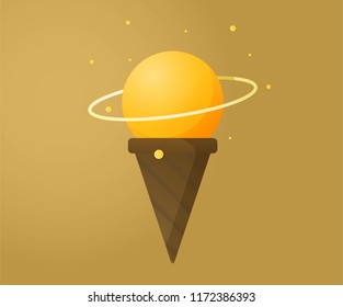 Saturn ice cream