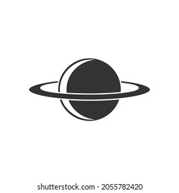 Design-Vorlage für Saturn-Symbole, Vektorgrafik