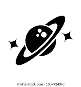 Saturn icon isolated sign symbol vector illustration - high quality black style vector icons
