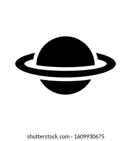 Saturn icon isolated sign symbol vector illustration - high quality black style vector icons
