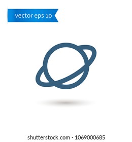 saturn. saturn icon. sign design. Vector EPS 10.