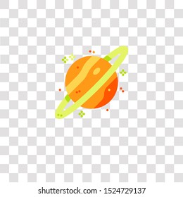 saturn icon sign and symbol. saturn color icon for website design and mobile app development. Simple Element from space collection for mobile concept and web apps icon.