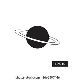 Saturn icon, Saturn Sign/Symbol vector