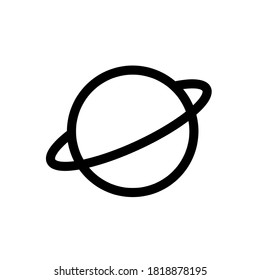 Saturn icon, vector illustration. Flat design style. vector saturn icon illustration isolated on white background, saturn icon Eps10. saturn icons graphic design vector symbols.
