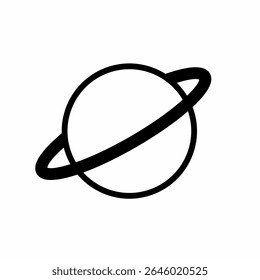 saturn icon vector. planetary icon vector symbol illustration. planet vector
 Saturn vector.