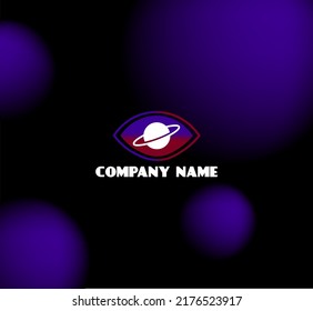 Saturn logo in a beautiful style