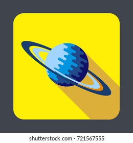 Saturn planet concept background. Cartoon illustration of saturn planet vector concept background for web design