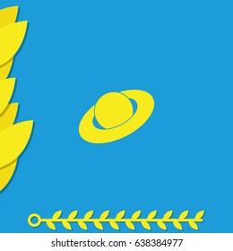Saturn planet icon.