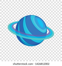 Saturn planet icon. Cartoon illustration of Saturn planet vector icon for web