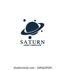 saturn - planet - logo template