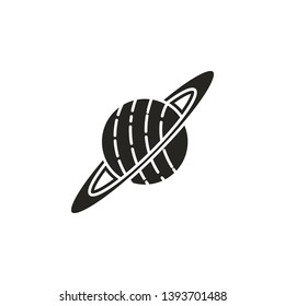 Saturn, planet, space icon. Simple glyph, flat vector of Space icons for UI and UX, website or mobile application
