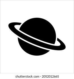 saturn - planet - space icon vector design template