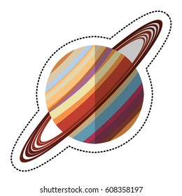 saturn planet space shadow