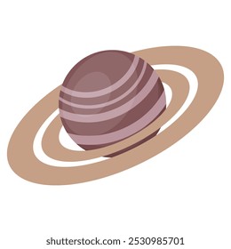 Fundo transparente isolado do design do modelo de Saturno. Padrão de planeta Saturno vetorial. Ilustração vetorial pode usar banner astronômico poster infográfico modelo design. EPS 10