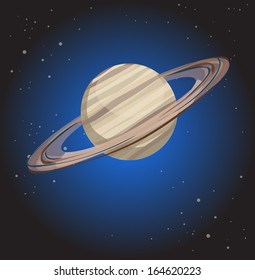 Saturn, vector illustration