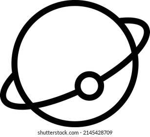 saturn Vector illustration on a transparent background.Premium quality symbols.Stroke vector       icon for concept and graphic design.