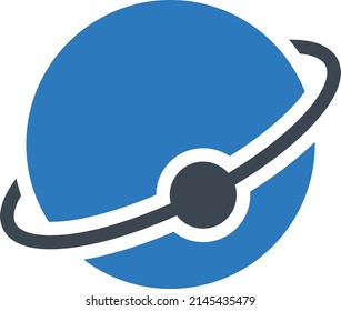 saturn Vector illustration on a transparent background.Premium quality symbols.Glyphs vector icon for concept and graphic design.